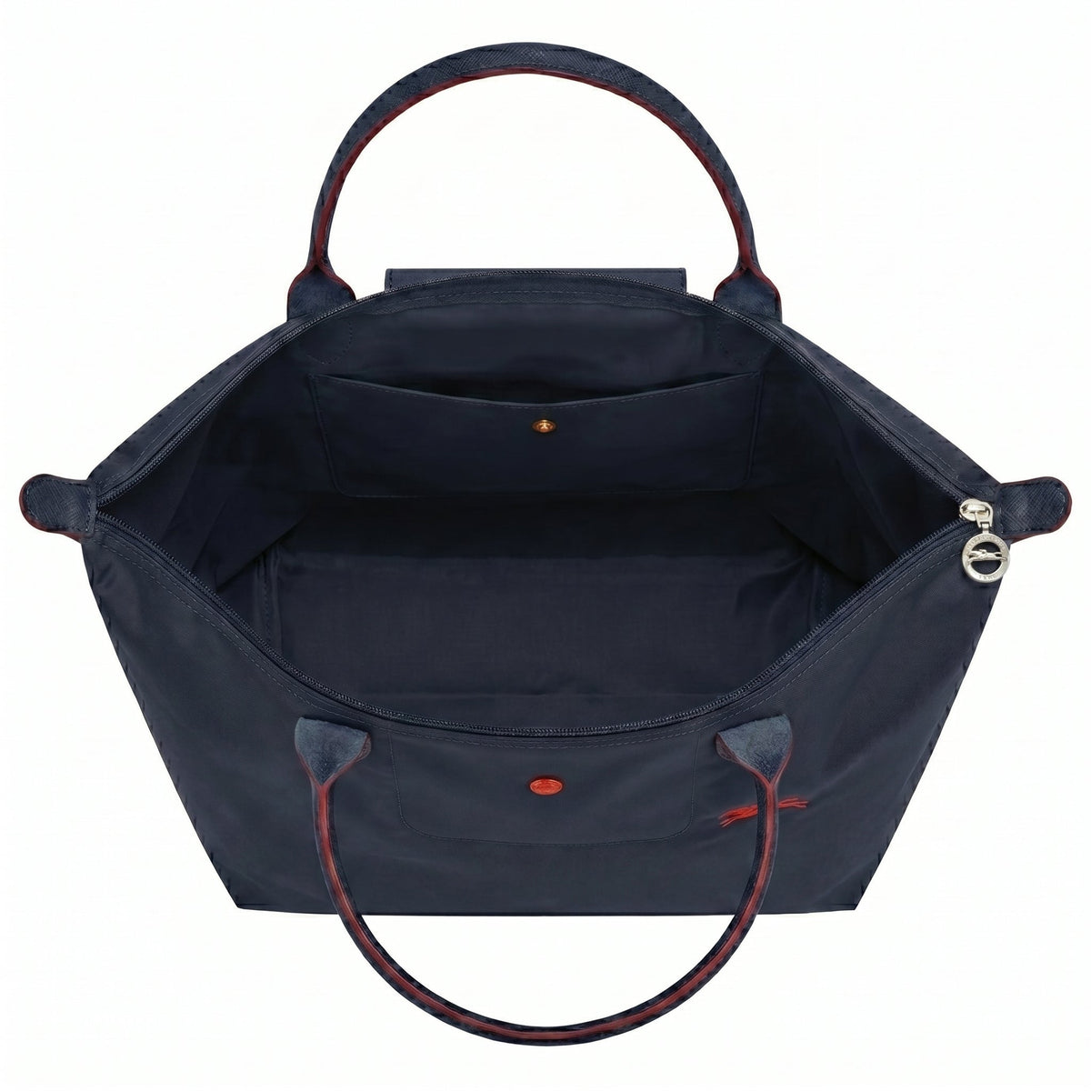 Candela • Bolso Azul Marino Tote Plegable Con Solapa