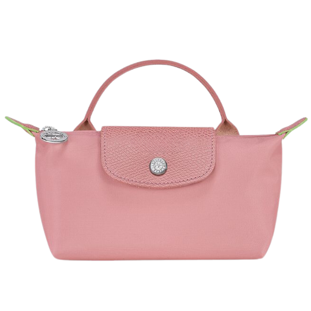 Emma • Mini Bolso Tote Rosa Pétalo Plegable Con Solapa