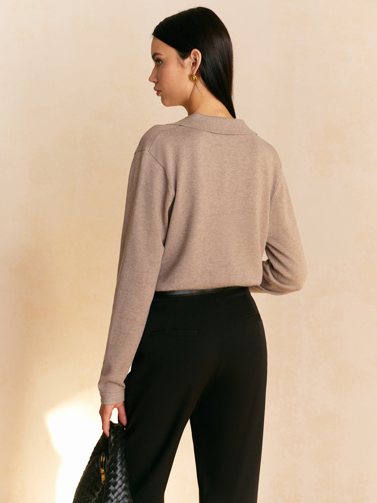 Lola • Jersey De Punto Con Cuello Camisero