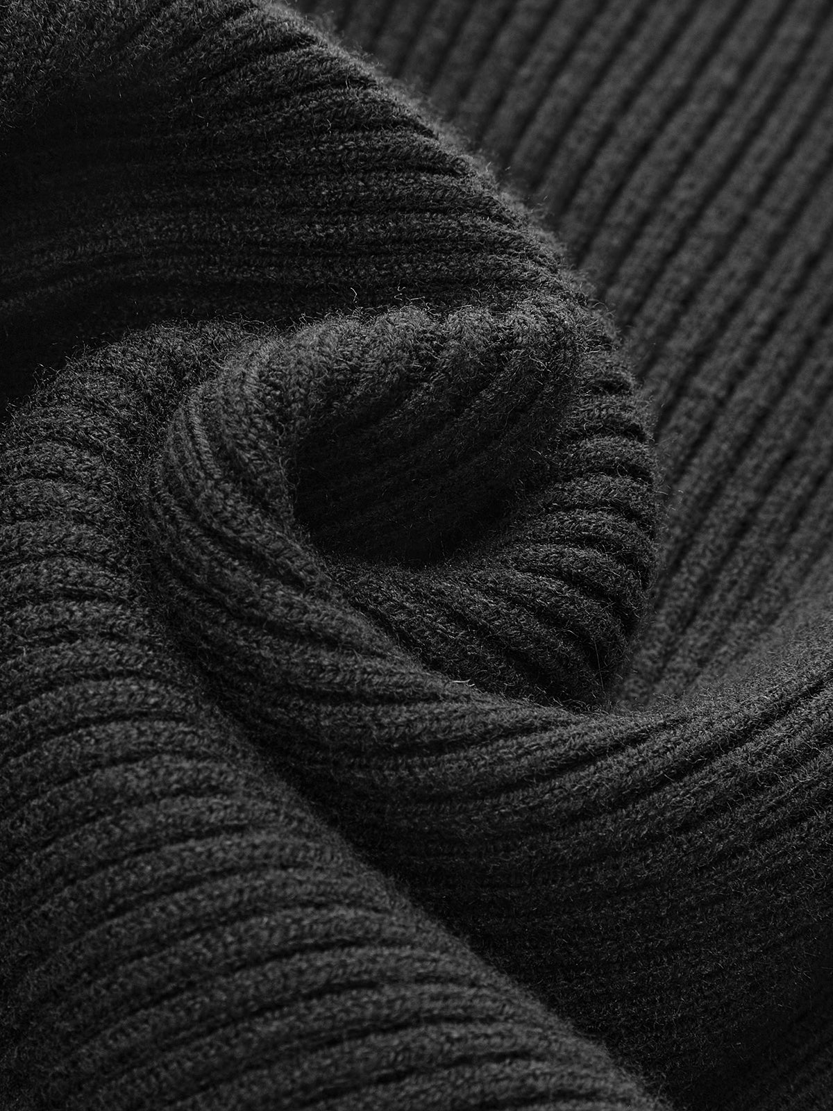 Teresa • Jersey De Punto Ajustado Con Cuello Vuelto