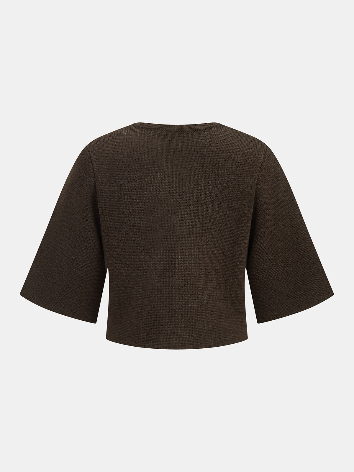 Rocío • Chaqueta De Punto Corta Con Botones Y Manga Francesa