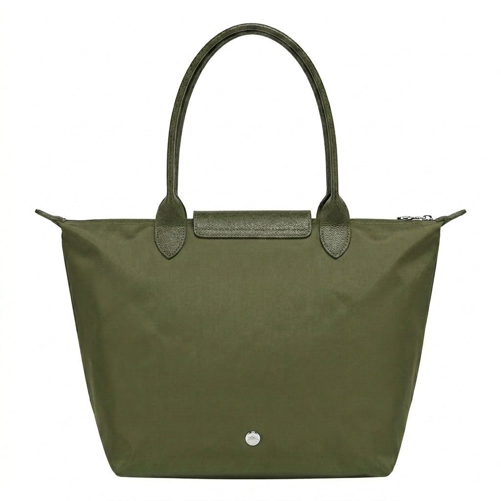 Candela • Bolso Tote Verde Plegable Con Solapa