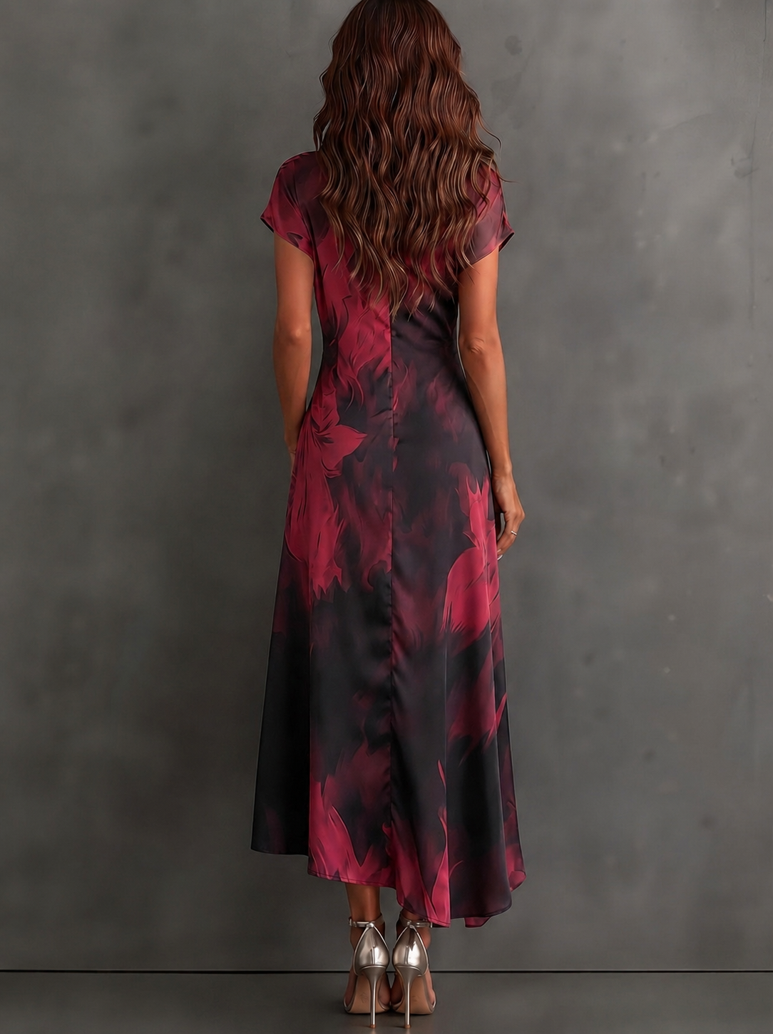 Leonor • Vestido Largo Cruzado Con Cintura Marcada