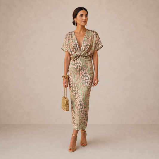 Carmen • Vestido Midi Cruzado