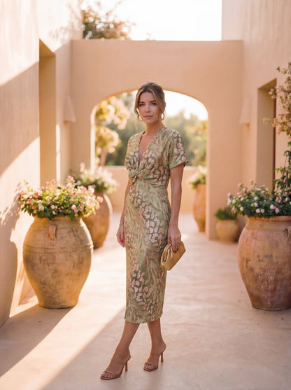 Carmen • Vestido Midi Cruzado