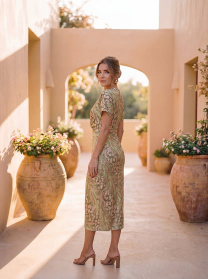 Carmen • Vestido Midi Cruzado