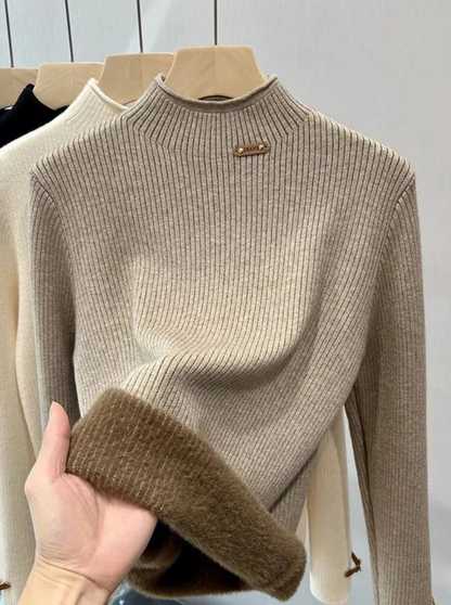 Ona • Jersey Afelpado Cuello Alto