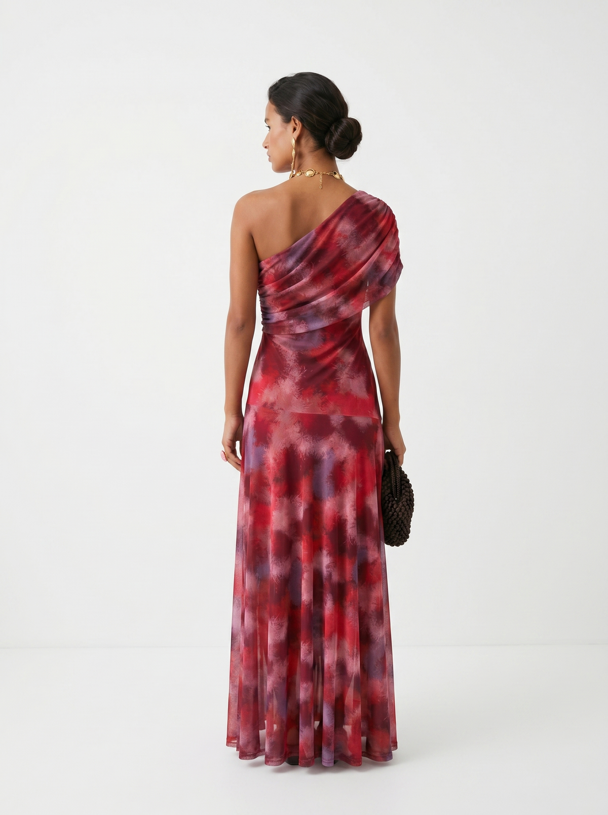 Solana • Vestido Largo Asimétrico Degradado
