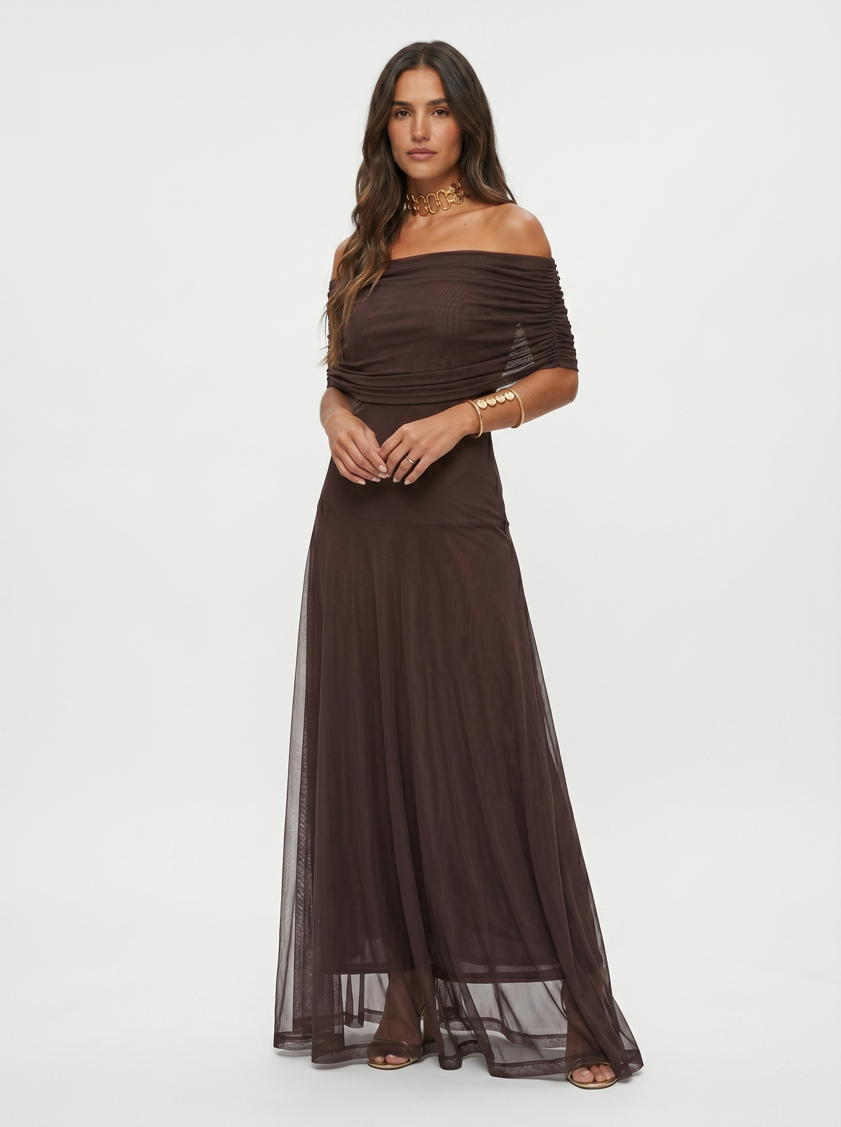 Solana • Vestido Largo Asimétrico Degradado