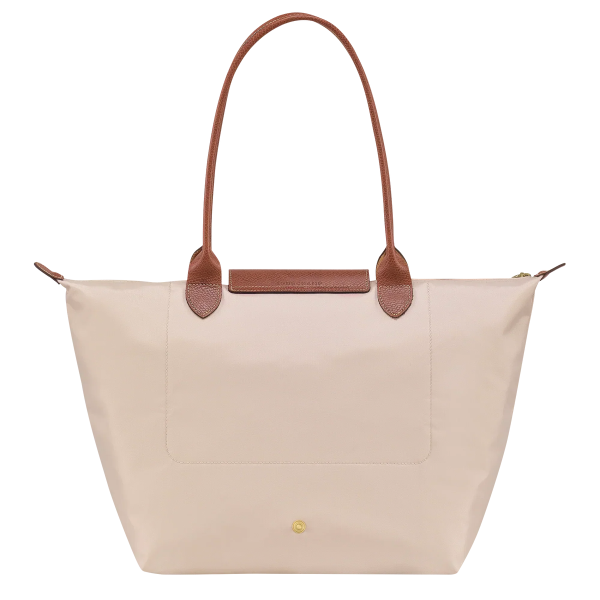 Candela • Bolso Tote Beige Plegable Con Solapa