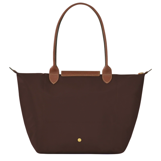 Candela • Bolso Marrón Tote Plegable Con Solapa