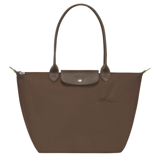 Candela • Bolso Marrón Tierra Tote Plegable Con Solapa