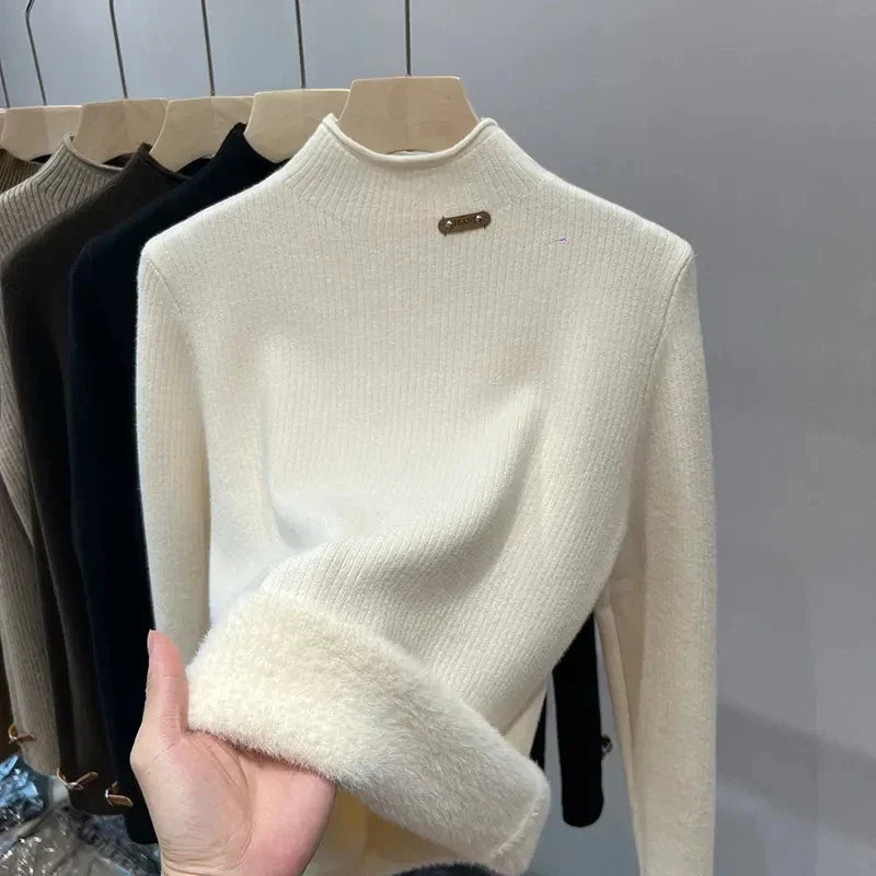 Ona • Jersey Afelpado Cuello Alto