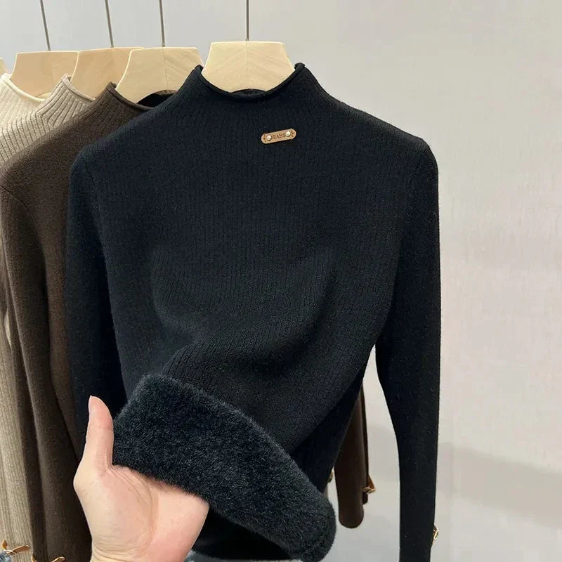 Ona • Jersey Afelpado Cuello Alto