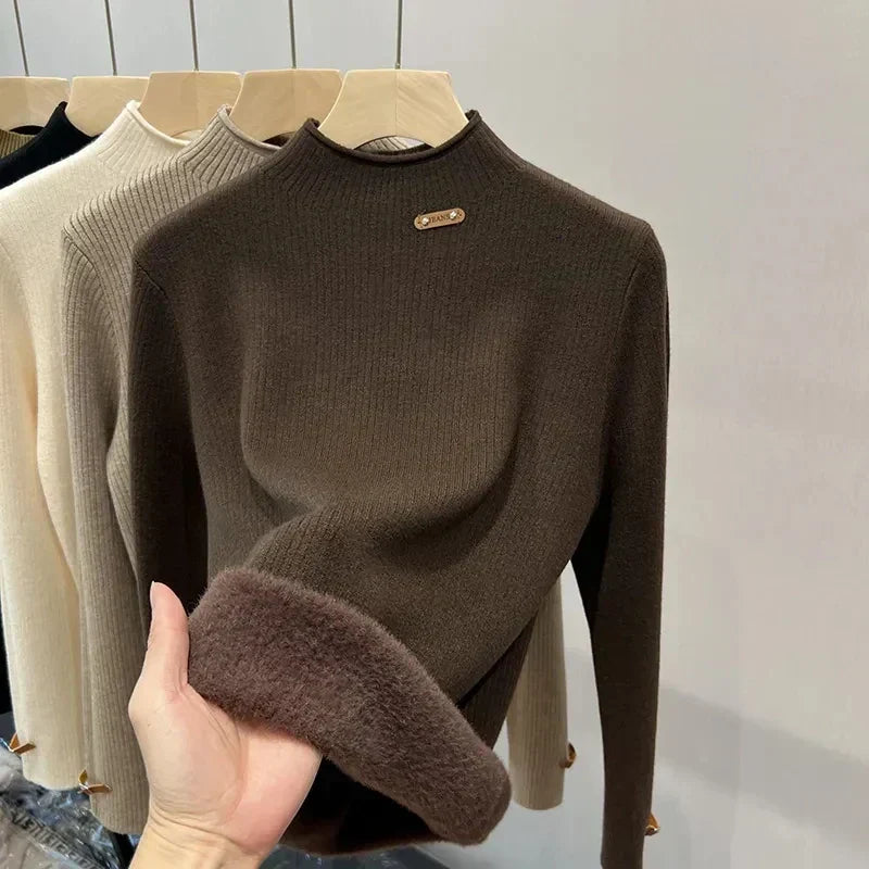 Ona • Jersey Afelpado Cuello Alto