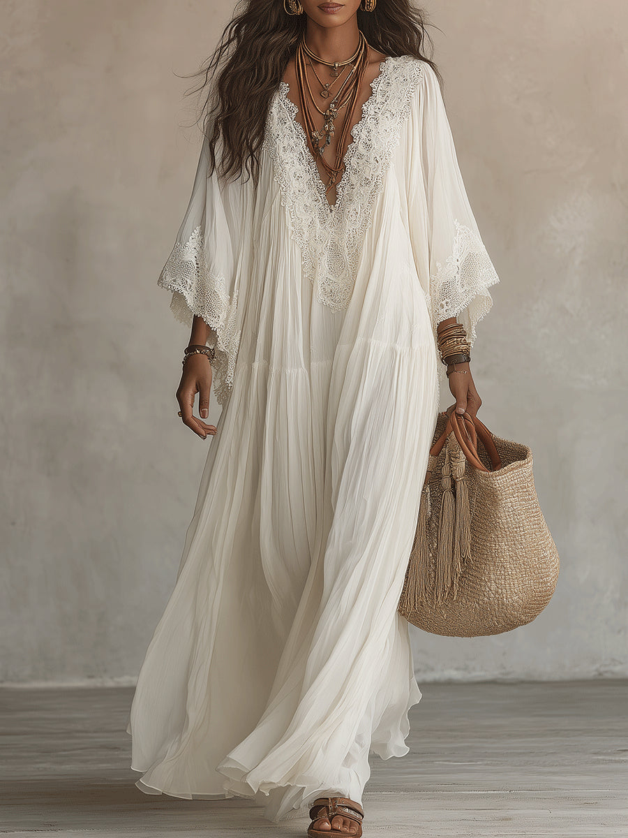 Diana • Vestido Largo Escote En V
