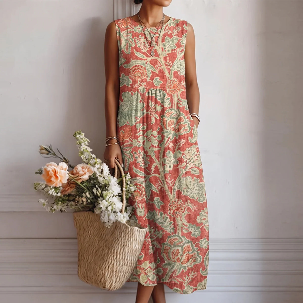 Mar • Vestido Largo Floral