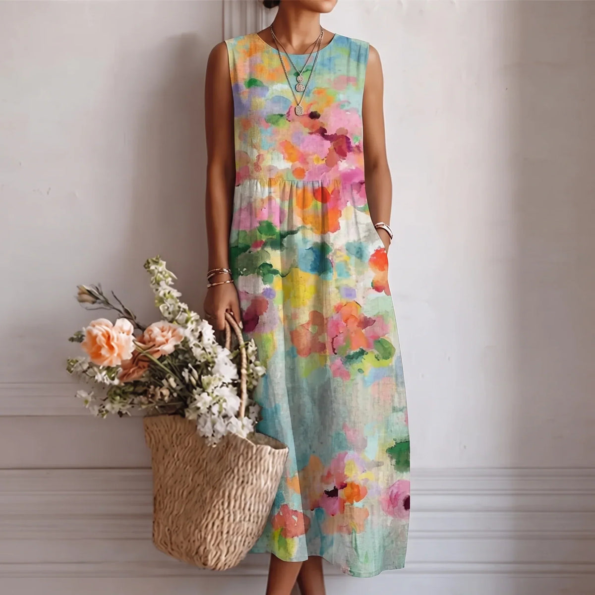 Mar • Vestido Largo Floral