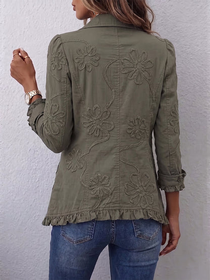 Alba • Chaqueta Corta y Bordado Floral