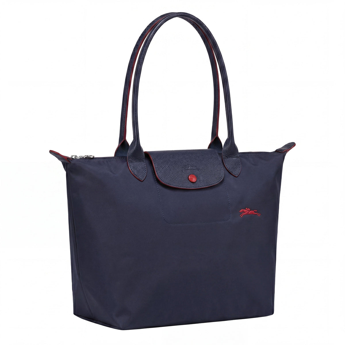 Candela • Bolso Azul Marino Tote Plegable Con Solapa
