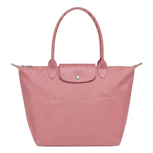 Candela • Bolso Tote Rosa Pétalo Plegable Con Solapa