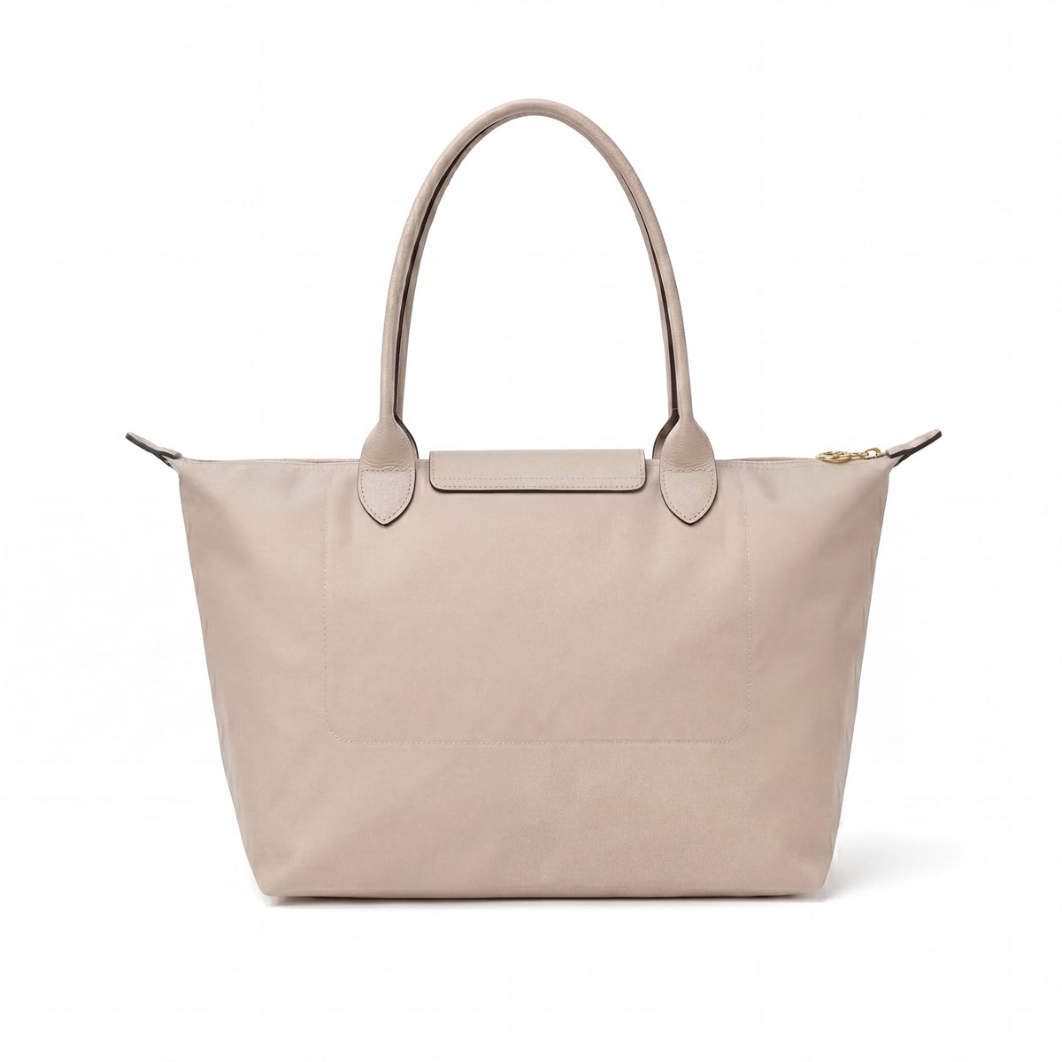 Candela • Bolso Beige Tote Plegable Con Solapa