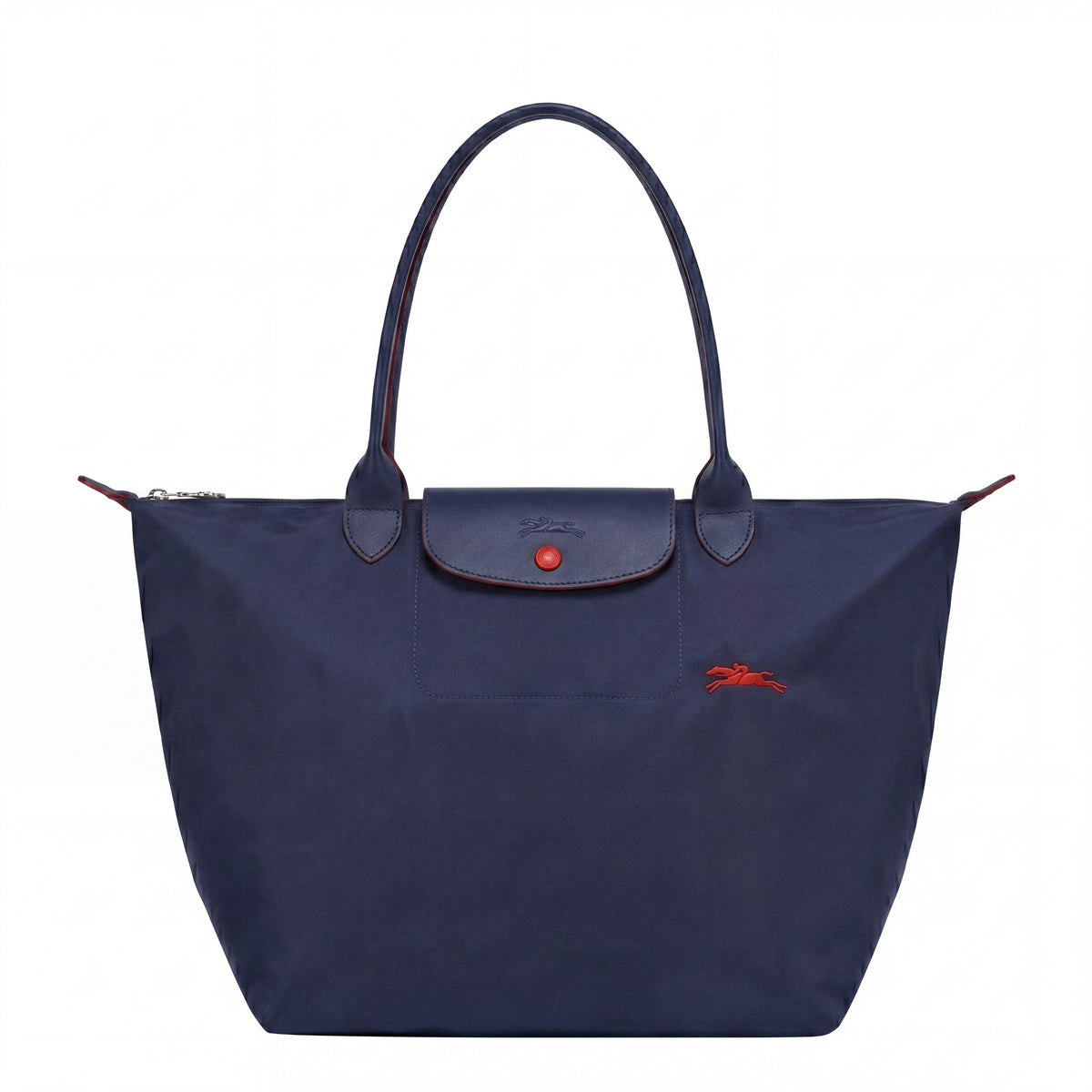 Candela • Bolso Azul Marino Tote Plegable Con Solapa