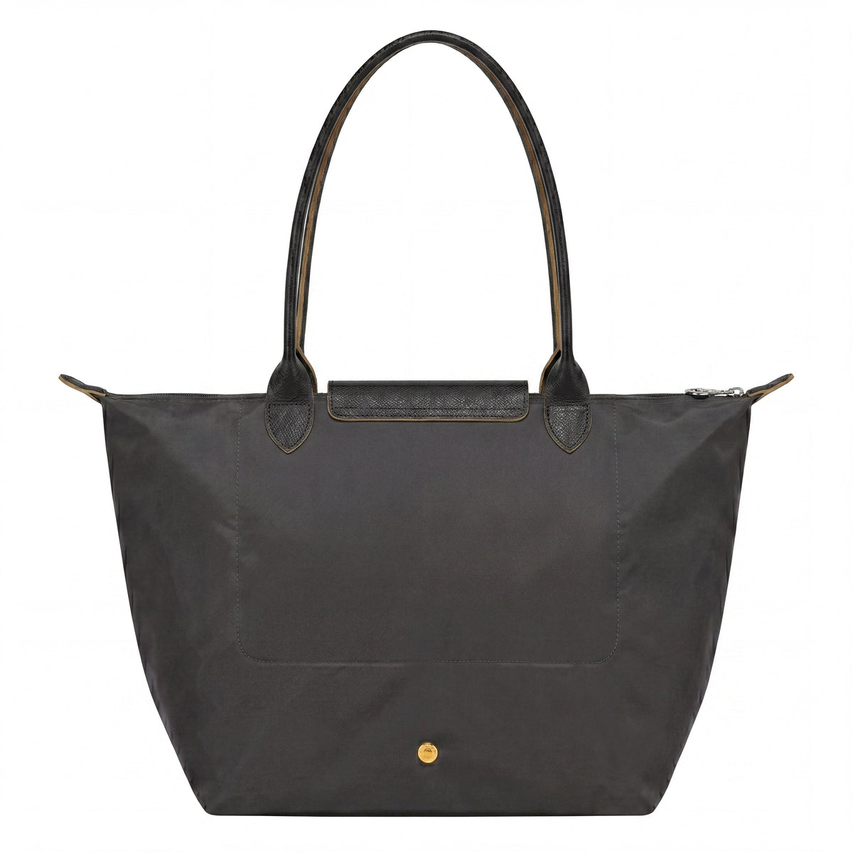 Candela • Bolso Negro-Dorado Tote Plegable Con Solapa