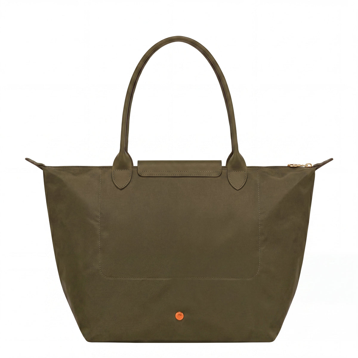 Candela • Bolso Verde Caquí Tote Plegable Con Solapa