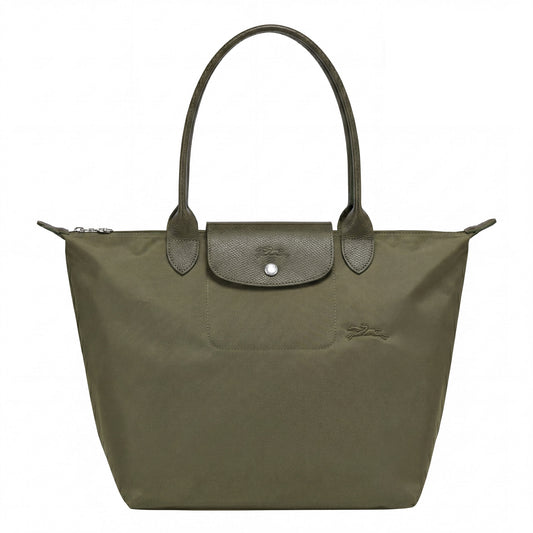 Candela • Bolso Tote Verde Plegable Con Solapa