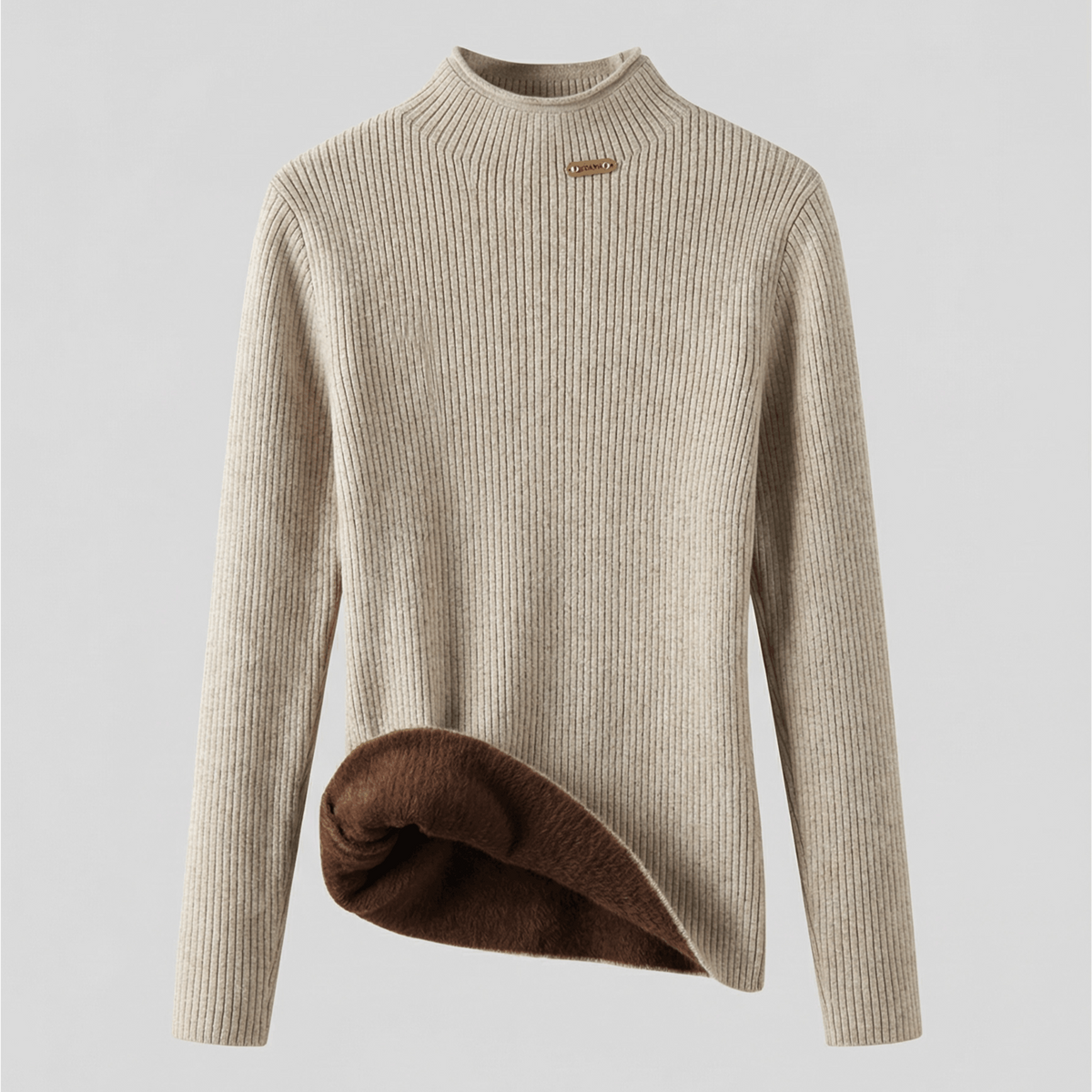 Ona • Jersey Afelpado Cuello Alto